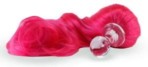 Crystal Minx pony tail glass butt plugs