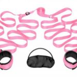 The Frisky bed restraint kit is available in pink or black